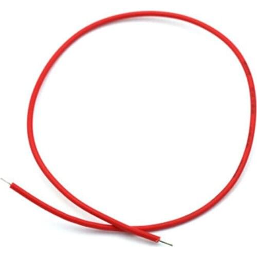 Double end tinning 26# 20cm long welding wire connecting wire red (20pcs)