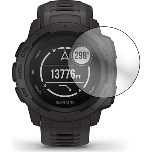 Garmin Instinct / Instinct Sports / Instinct Tide Tempered Glass Full Cover Screen Protector For Instinct Solar Protection Film