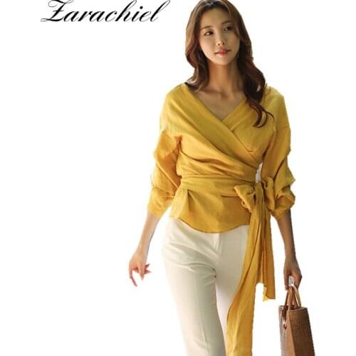 HAMALIEL Wrap Blouses