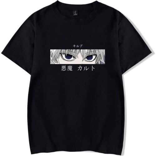 Hunter X Hunter T Shirt Japanese Anime Harajuku Men Hisoka Cartoon Tops Summer Women T-shirt Kawaii Killua Graphic Kids Tees