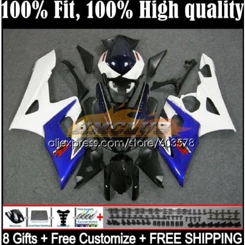 Injection For SUZUKI GSXR-1000 GSXR1000 GSX R1000 K5 12CL. GSX-R1000 05 06 GSXR 1000 1000CC CC 2005 2006 Fairing Stock blue
