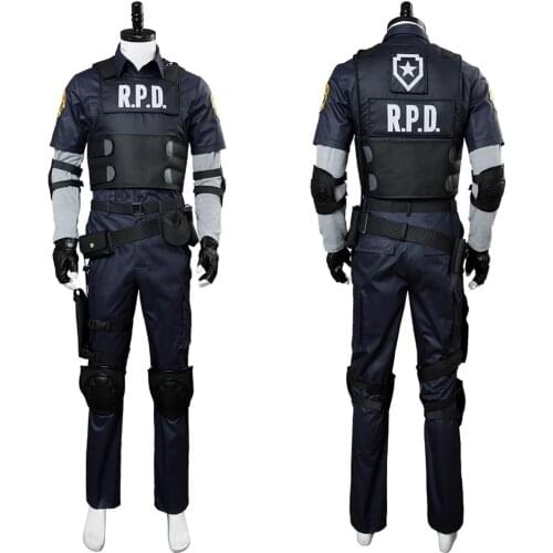 Cosplay Remake Leon Scott Kennedy Cosplay Costume Full Suit Jacket Clothes Halloween Carnival Cosplay Costumes