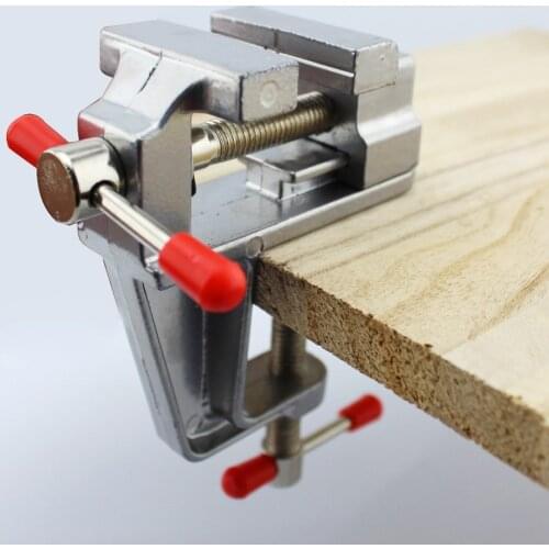 Mini Table Vise Woodworking Hold Down Clamp DIY Multi Tool Aluminum Alloy Joiners Workbench Joinery Clip