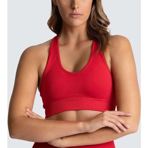 NORMOV Summer Women Bras Solid Backless Strapless Push Up Spandex Underwear Fitness Skinny Bras Mujer