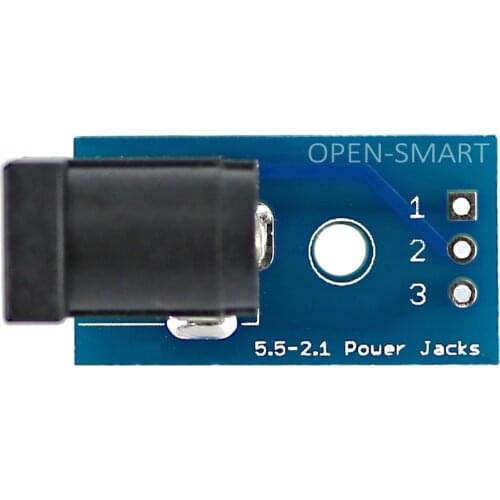 2PCS DC005 to DIP Adapter Board DC Jack Power Connector Board Module Breadboard DC Jack Power Connector Board