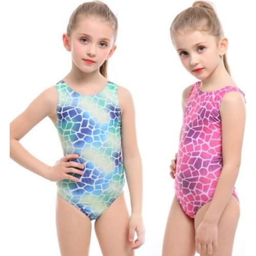 Beach Sport Bodysuit Children One Piece Beachwear For Girls Kids Swimwear Girl Swimsuit Professional Swim Suits Girls Swimwear