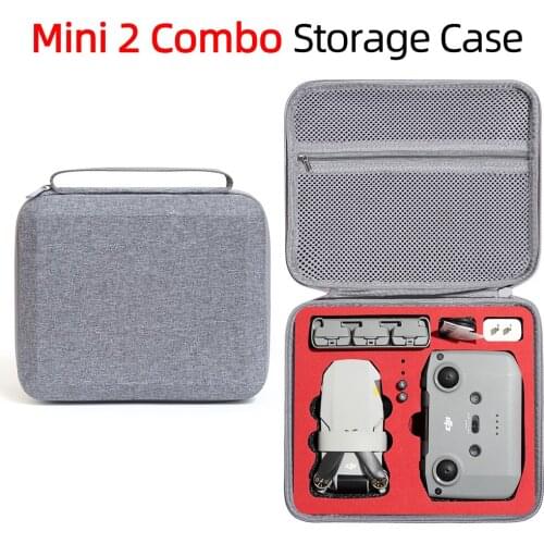 For DJI Mini 2 Portable Storage Bag Travel Outdoor EVA Waterproof Carrying Case Zipper Handbag for Mavic Mini 2 Drone Accessory
