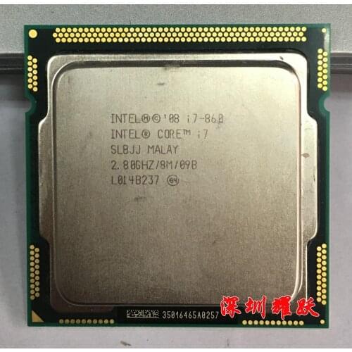 Intel Core i7-860 Processor (8M Cache, 2.80 GHz) LGA1156 Desktop CPU