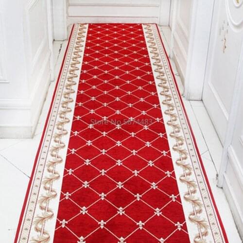 Nordic Stairs Long Carpet European Corridor Corridor Carpet Hotel Aisle Carpet Home Entrance Wedding Floor Carpet