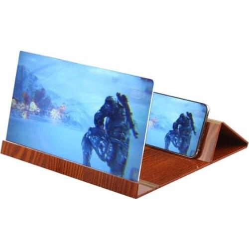 3D Magnifier HD Eye Protection Universal 12 Inch 3D Mobile Phone Screen Folding Mobile Phone Stand Amplifier