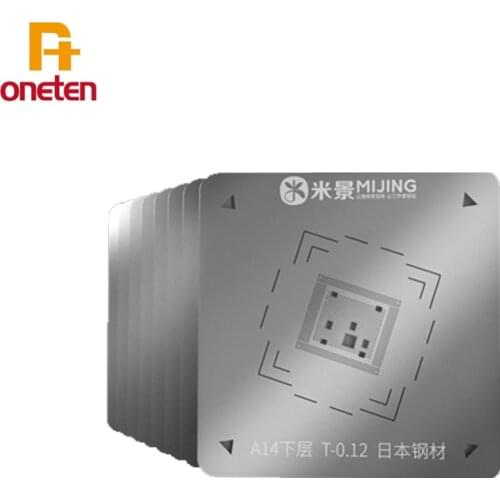 BGA Reballing Stencil For MJ Z21 A8 A9 A10 A11 A12 A13 A14 A14S Steel Mesh