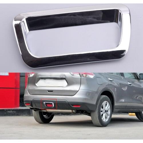 Rear Reflector Brake Fog Light Cover Trim Frame Fit For Nissan Rogue X-Trail T32 2014 2015 2016