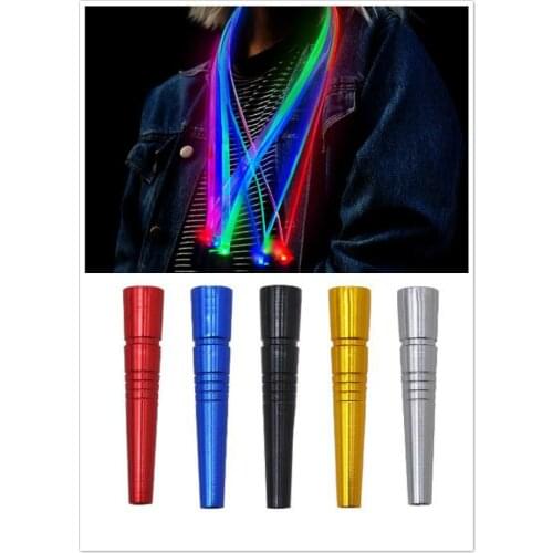 1pc Reusable Hookah Mouthpiece with Colorful LED Light Hang Rope Strap Shisha Mouth Tips Chicha Narguile Water Pipe Mouthpieces