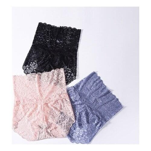 1pcs Sexy Lace Shapers Panties Womens High Waist Seamless Underwear Tummy Control Slimming Butt Lift Up Large Size Female Brief