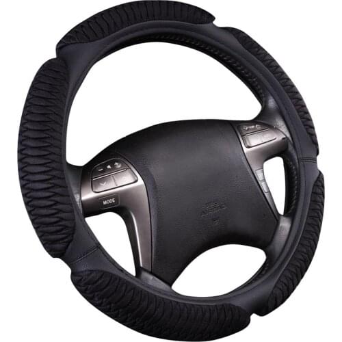 Car-pass AUTO Car Steering Wheel Covers Classic Breathe Freely Massage For mazda 3 37-38cm Car Accessories