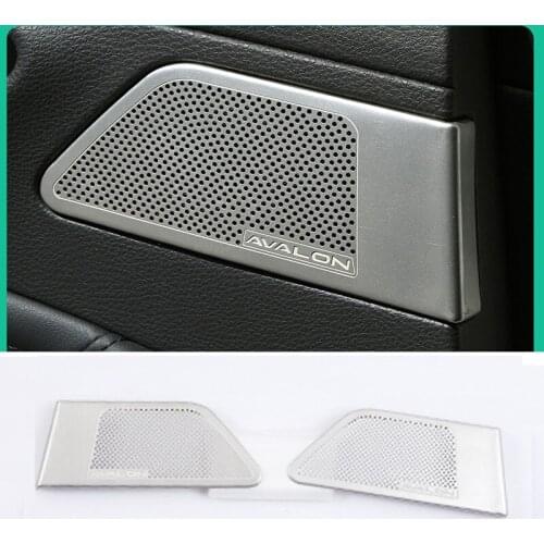Car Rear Door Horn Frame Decoration for Toyota Avalon 2019 2020 2021 2021 Carstyling Accessories