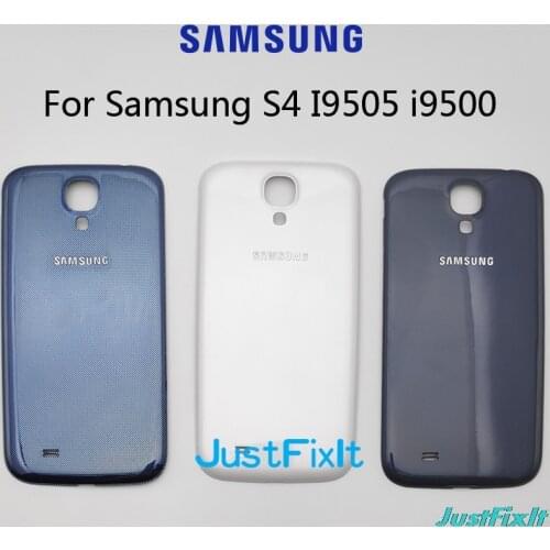 For SAMSUNG Galaxy S4 I9505 i9500 i337 Back Battery Cover Door Rear Glass Housing Case Replace Battery Cover