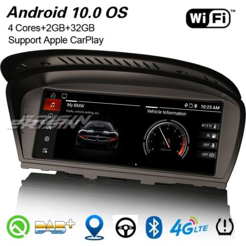 Erisin 8.8" Android 10 IPS Car Stereo Carplay DAB+Navi WiFi TPMS 4G BT For BMW 3er E90 E91 E92 E93 5er E60 E61 E63 E64 CCC 3160C