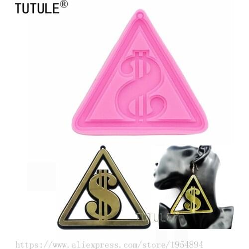 USD Keychain Mould,Dollar sign earrings mould,Alphabet earrings mould-Musical Notes for Resin,Fondant,Candy,cake,Polymer Molds