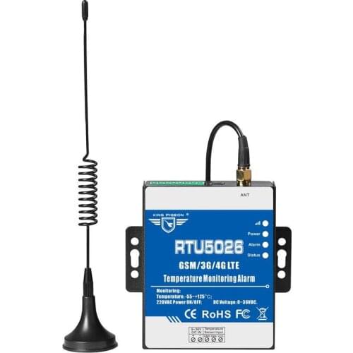 GSM 3G 4G Telemetry Temperature Monitoring Alarm Measuring RTU5026 Remote Reset Reboot by SMS