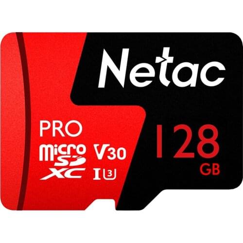 Netac Microsd 128gb P500 Pro Class 10 memory Card microSDXC V30 U3 UHS-I Wholesale 2018 New Flash Card 128 gb for mobile phone