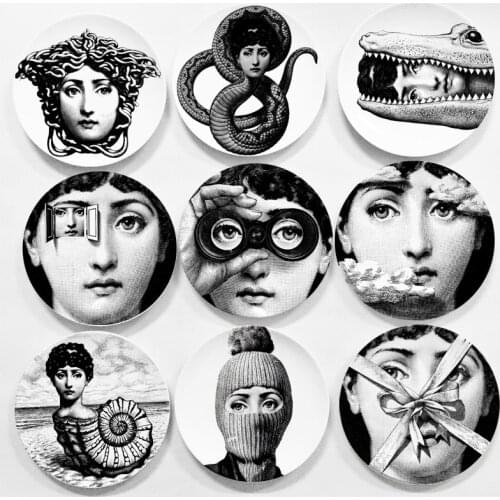 European Baroque Queen Series Ceramic Decoration Wall Plate Living Room Dining Room Wall Decoration Decoration Plate 10 Inch