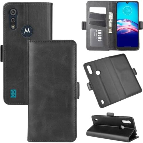 Case For MOTO E6S 2020 Leather Wallet Flip Cover Vintage Magnet Phone Case For MOTO E6S 2020 Coque