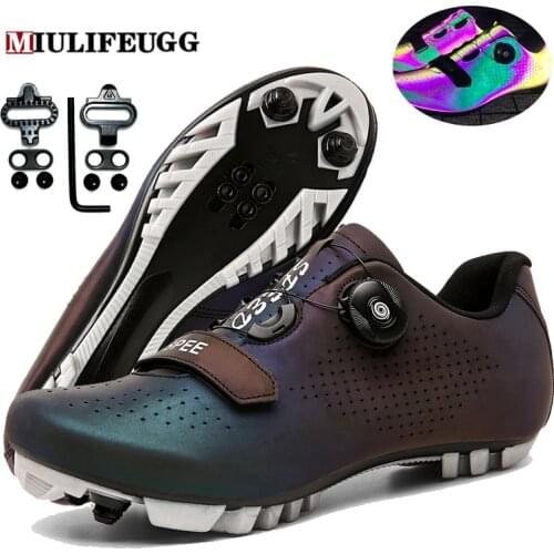Winter Route MTB Dirt Cleat Cycling Shoes Men Sports Speed Road Bike Sneakers Racing Women Bicycle Flat Mountain SPD Boots Clit