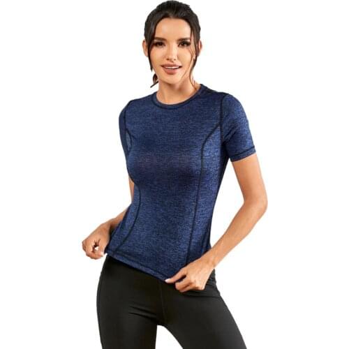 Women Summer Quick Dry T-Shirts Slim Fit For Sports Fitness Yoga Short Sleeve Workout Running Top Mesh Girl Gym Shirt Sport Wear