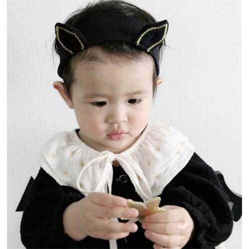 Hot Baby Girl Bibs Lovely Princess Korea Stars Baby Bibs Lace Up Girls Collar with Bow Tie Best Birthday Christmas Gift
