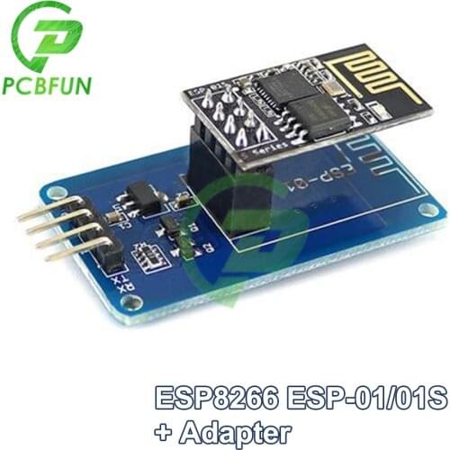 ESP8266 ESP-01 Serial WiFi Wireless Adapter Module 3.3V 5V Esp01 Breakout PCB Adapters Compatible For Arduino R3 4.5V-5.5V