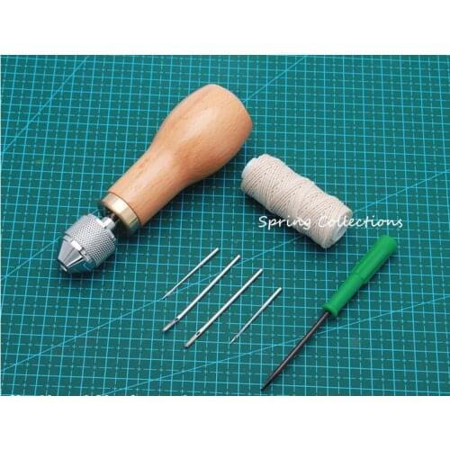 Leather Sewing Kit Manual Sewing Machine Speedy Stitcher Leather Craft Stitching Shoemaker Canvas Repair Tool
