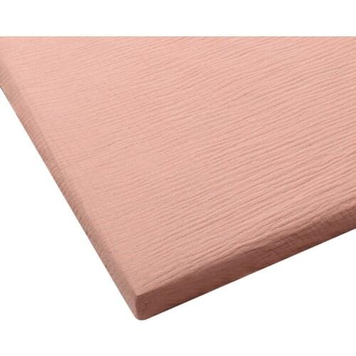 D7WF Baby Bed Fitted Sheet Cotton Crib Fitted Sheet Bedding Protector Solid Color Mattress Cover for Unisex Baby Boys Girls