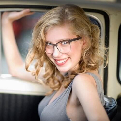 New Model TR Optical Frame Oversize Shape With Anti Blue Ray Unisex Glasses UV400