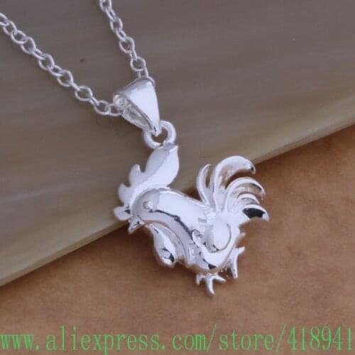 Silver Plated Necklace Silver Plated fashion jewelry pendant /axzajpga aeuaiwba AN023