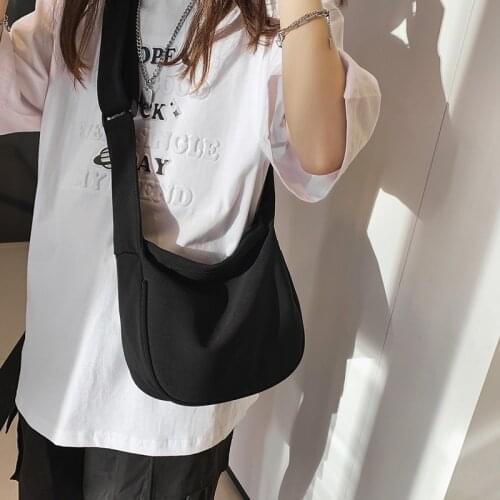 Casual Messenger Bag Simple Style Unisex Crossbody Bag Wide Shoulder Strap Bags Couple Phone Pouch Woman Classic Tote