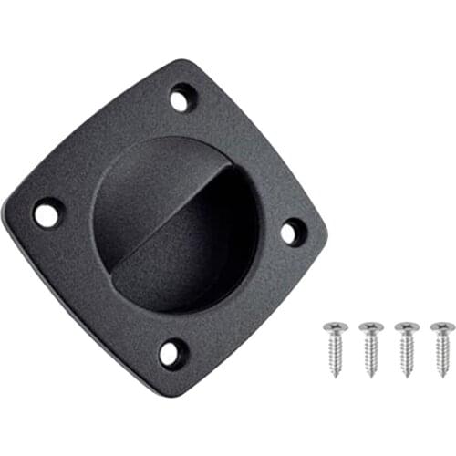 Durable Hard Nylon Square Marine Boat Deck Hatch Flush Pull Lift Handle Ring Door Knobs Handles Pull