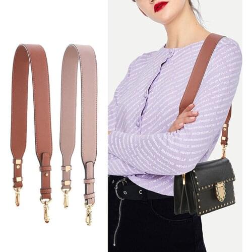 Adjustable Saffiano Leather Wide Shoulder Strap For Bag Durable Versatile Handbag Accessories Replacement Belt For Crossbody Bag