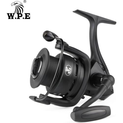 W.P.E Fishing Reel 3000-6000 Spinning Reel 4+1 BBs 5.2:1/4.4:1 High Speed Full Metal Spool Saltwater Carp Fishing Tackle Pesca