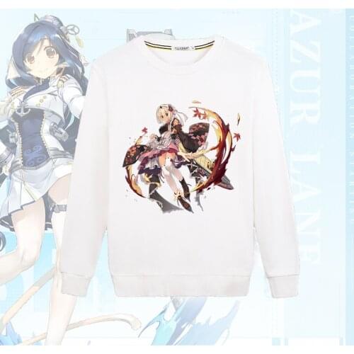 Hot game Azur Lane Utawarerumono cos Nekone skirt long sleeves leisure shirts summer skirt casual tees tops