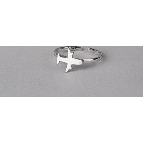 2019 Simple Open Pure 925 Sterling Silver Plane Finger Rings For Women Adjustable Wedding Ring Party Gifts Fashion Jewelry