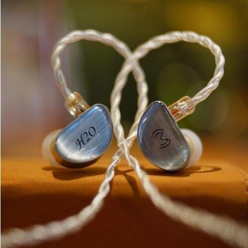 Moji Monica H20 Liquid Silica Gel DD+2BA HiFi Customized Music Monitor Studio Audiophile Musician 2Pin 0.78mm Earphones Earbuds