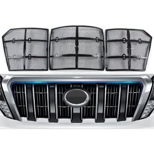 2014 2015 2016 2017 Car Insect Screening Mesh front Grille Insert Net For Toyota Land Cruiser Prado 150 FJ150 Accessories
