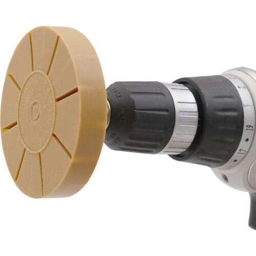 3.5/4 inch Car Rubber Eraser Wheel Pad Rubber Wheel Car Sticker Disk Decal Eraser Remover Paint Cleaner Car Polish Auxiliary