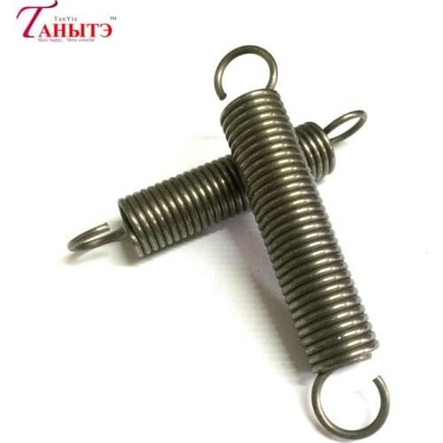 3Pcs 304 Stainless Practical Steel Dual Hook Factory Outlet Spring Hardware Accessorie Wire Dia Length 10-50Mm Dia 0.3Mm