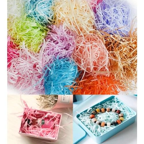 APRICOT 1 pack Shredded Paper Wedding Decoration Gift Box Filling Jewelry Box Decor Party Supplies