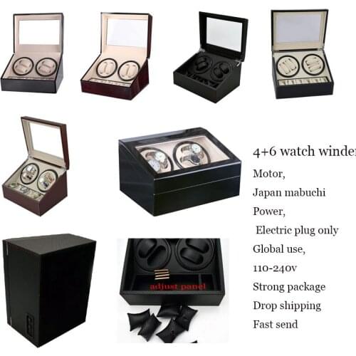 Automatic Mechanism Watch Winders gratis verzending EU brand watches France Spain style watch display motor case orgnizer holder