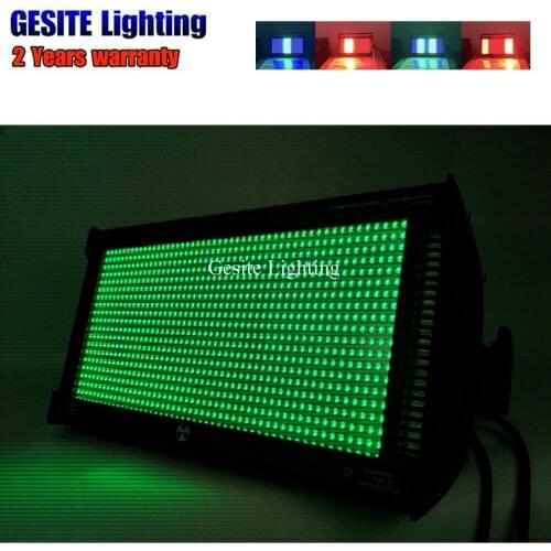 Rainbow effect RGB LED 1000W Colouring Strobe High Brightness dmx led strobe light