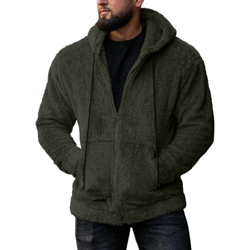 ISHOWTIENDA Men's Cardigans With A Hood China