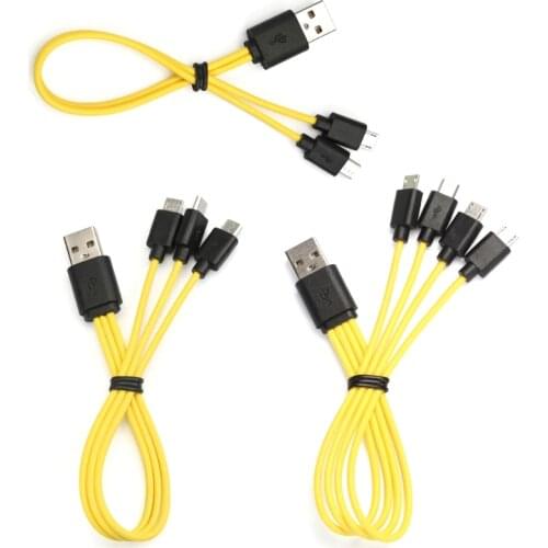 1pcs New 2/3/4 in1 Mini USB Charging Cable for Rechargeable Battery for Samsung Xiaomi HTC Mini Usb Cable